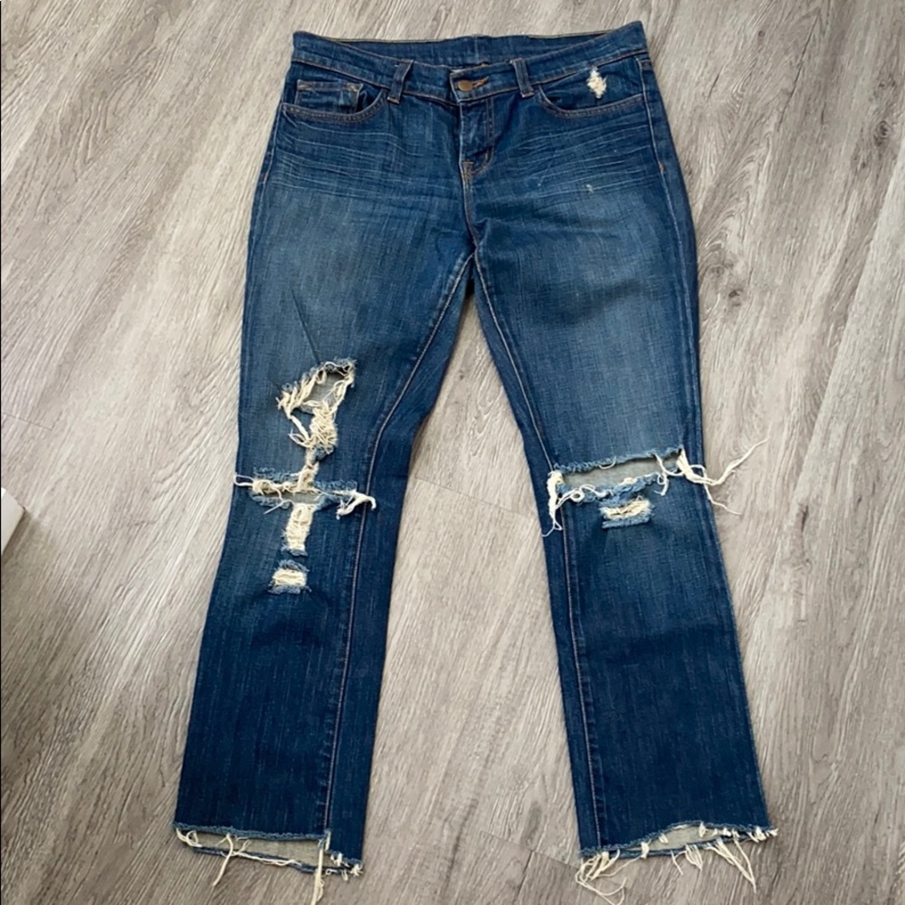J Brand straight crop jean. 28.